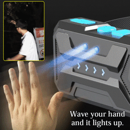 【Unmatched Brightness】BrightMax™ German-Fully Waterproof Headlamp- Illuminate 500 Sqm with Ease! Effortless On/Off with a Wave of Your Hand!