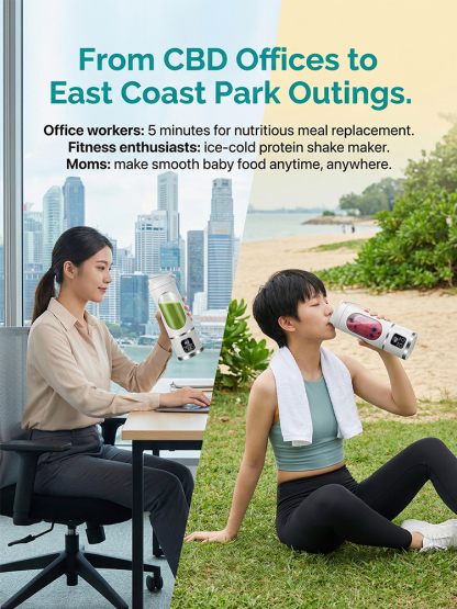 【Health Hack】🍃BlendPro™ - Professional-Grade Blender in Your Pocket！Lightweight & USB Rechargeable！