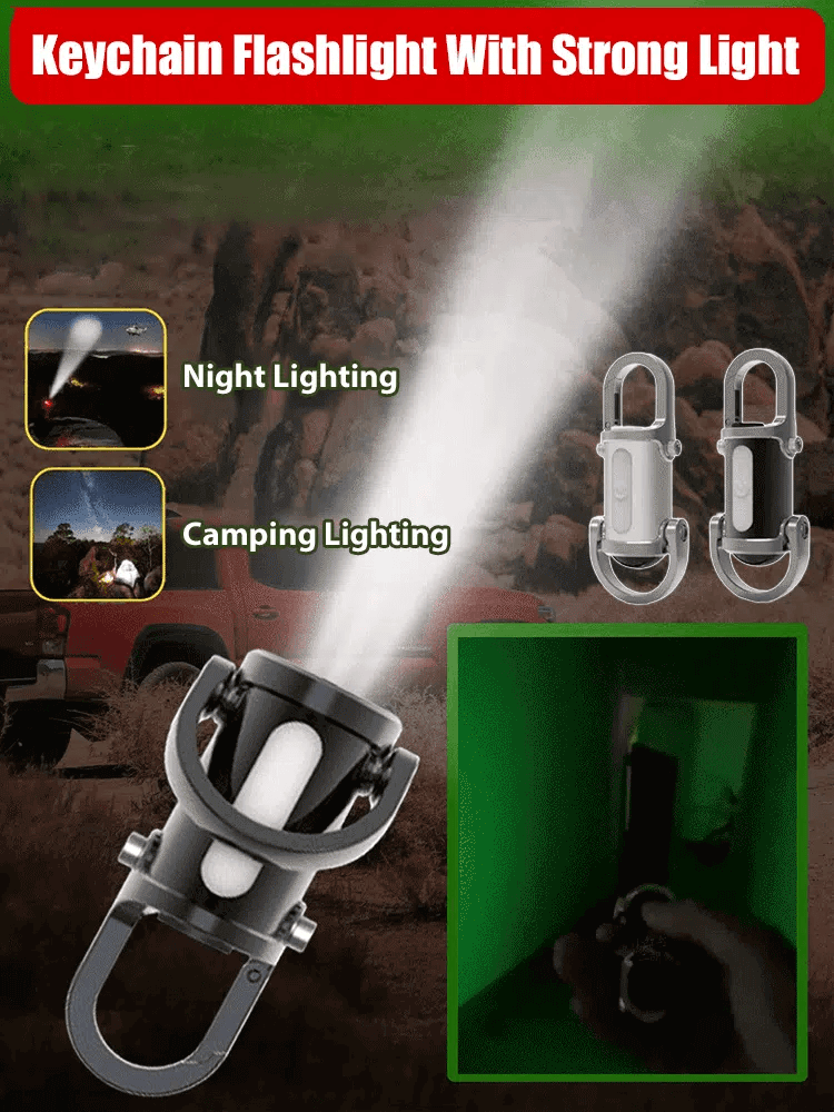 KeyLite™ Waterproof Keychain Light - Blinding Brightness in Your Pocket☀️