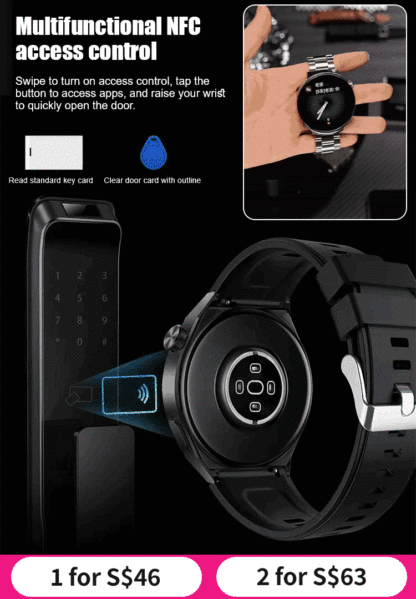 Steel strap Watch4 Pro blood sugar watch