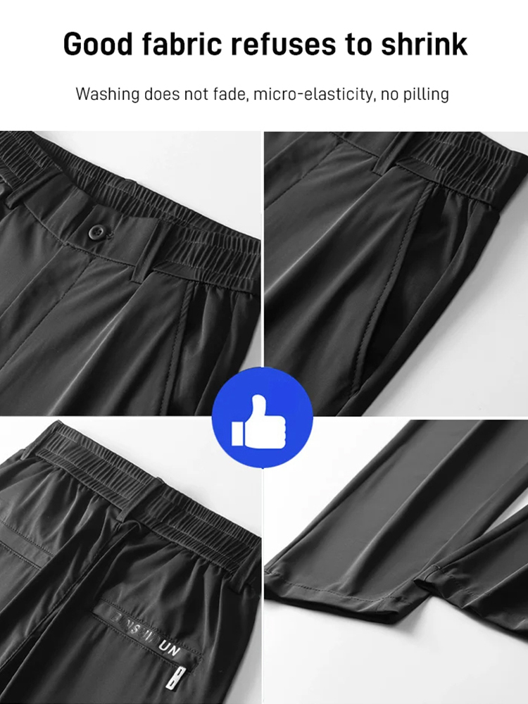 Stretch straight pants (both leisure and sports)