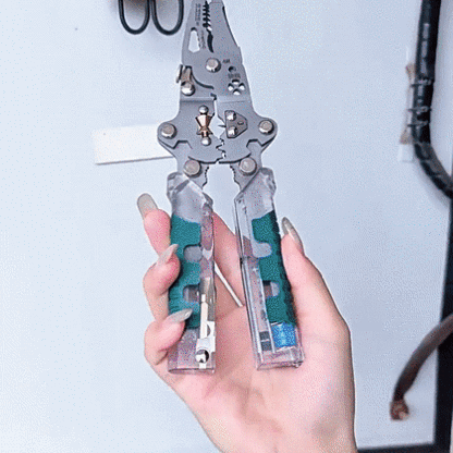 【One-stop service!】Folding tester, screwdriver, wire stripper