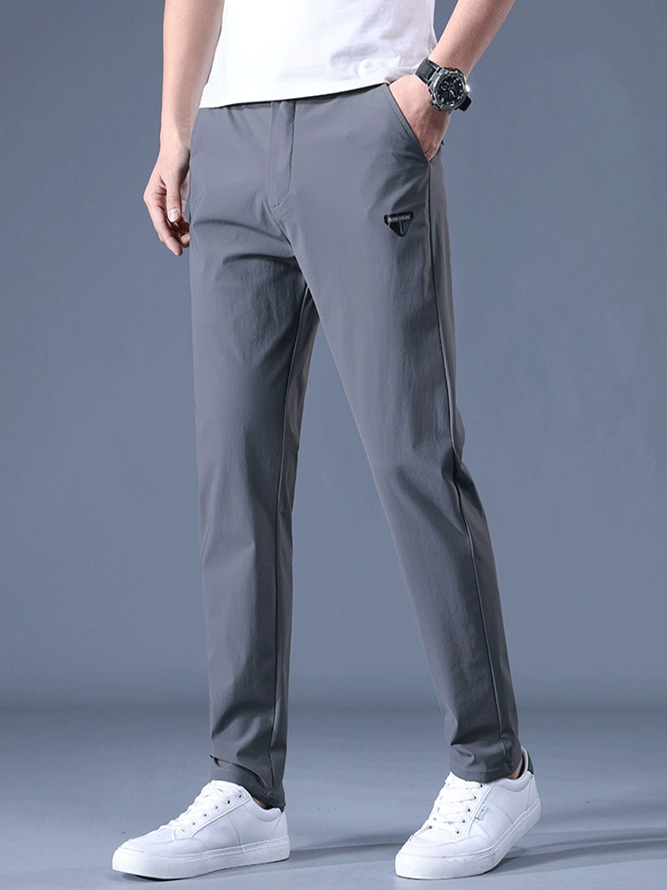 Stretch straight pants (both leisure and sports)