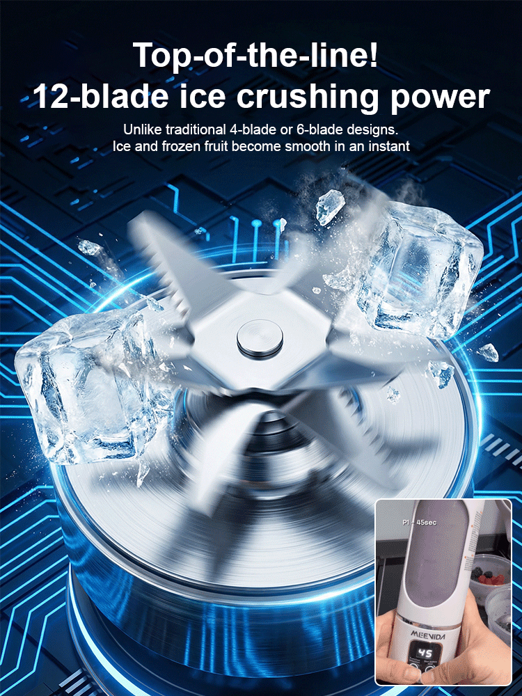 【Health Hack】🍃BlendPro™ - Professional-Grade Blender in Your Pocket！Lightweight & USB Rechargeable！