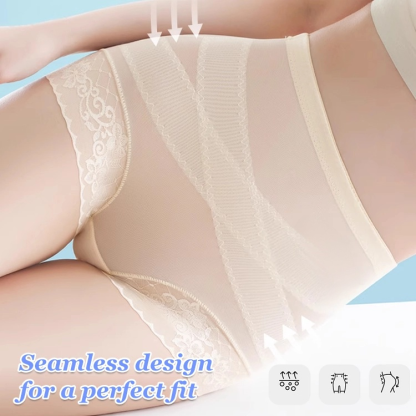 【Instantly Flattens Abdomen】 7A Antibacterial Panties