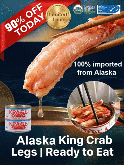 【Five-Star Flavor】🌟DeepSeaLegs™ -🦀 World’s Finest Giant Leg Meat！👅High Protein, Low Fat, 100% Natural！🍀