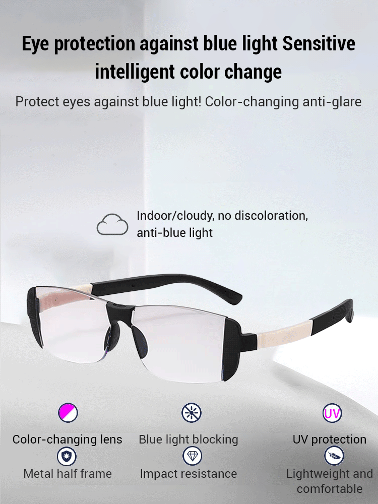 👓Smart Zoom Color-Changing Reading Glasses