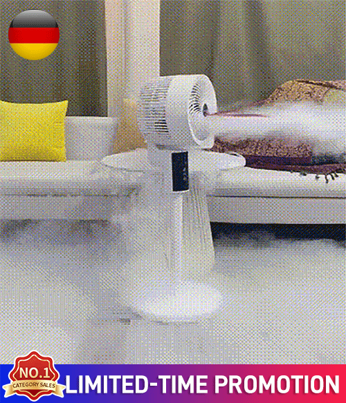 TurboQuiet™ Floor Fan - 3-Second Fast Cooling with Ultra-Quiet Performance