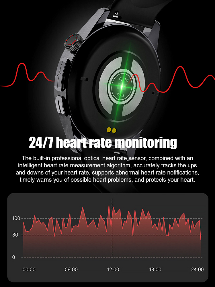 SteelBand™ Watch4 Pro - Pain-Free Blood Sugar & Blood Pressure Smartwatch