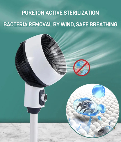 TurboQuiet™ Floor Fan - 3-Second Fast Cooling with Ultra-Quiet Performance