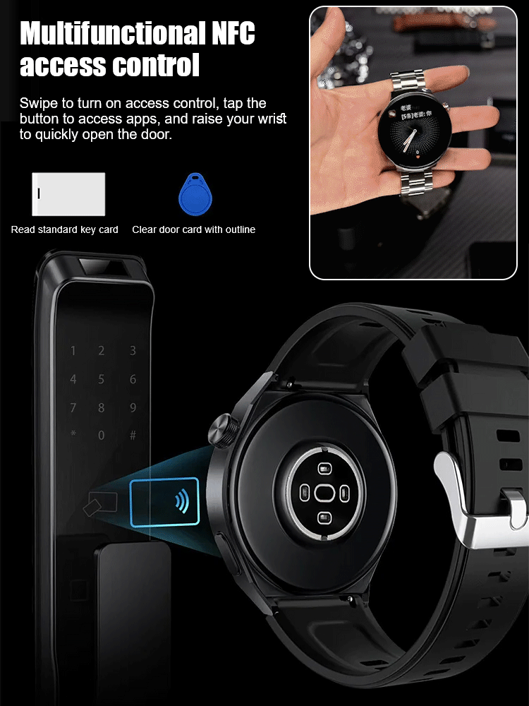 SteelBand™ Watch4 Pro - Pain-Free Blood Sugar & Blood Pressure Smartwatch