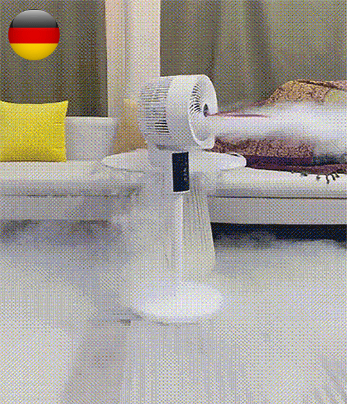 TurboQuiet™ Floor Fan - 3-Second Fast Cooling with Ultra-Quiet Performance