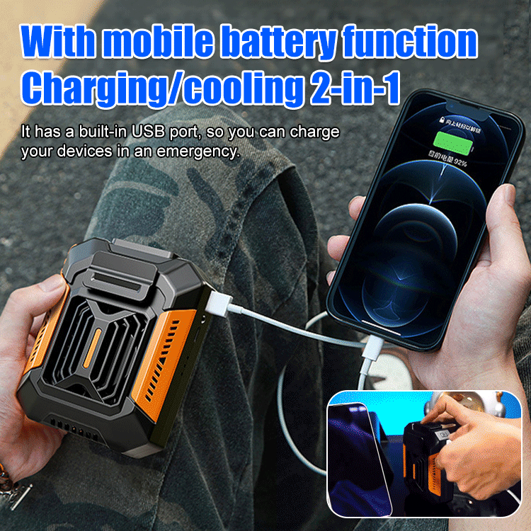 ❄️🥶CoolWave™ Outdoor Cooling System - Full-Body Relief with Flashlight & Rechargeable Belt