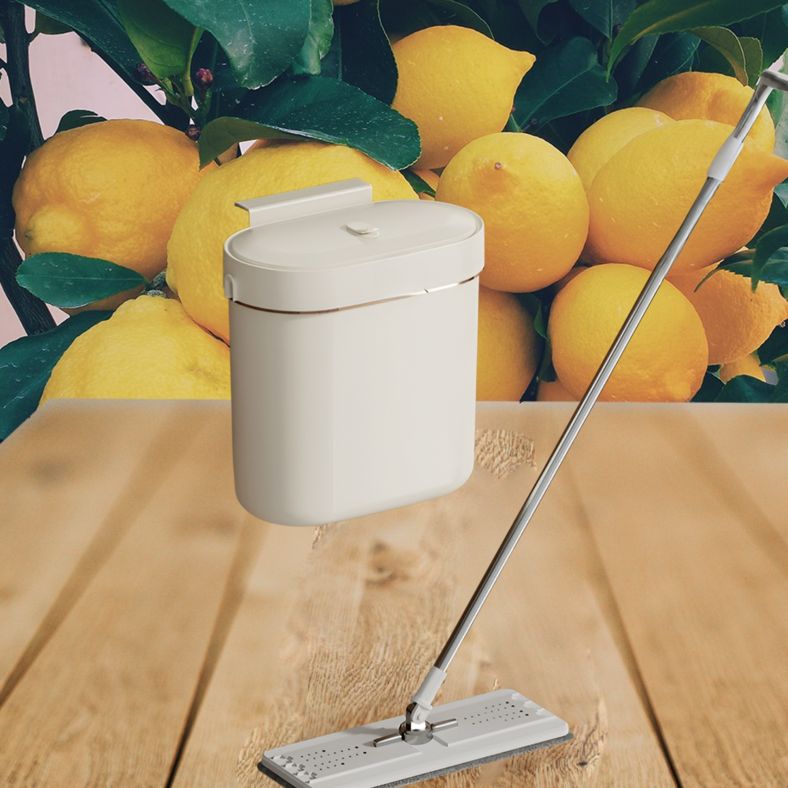 Trash can wall mounted with lid and gap kitchen trash can home high-end storage bin