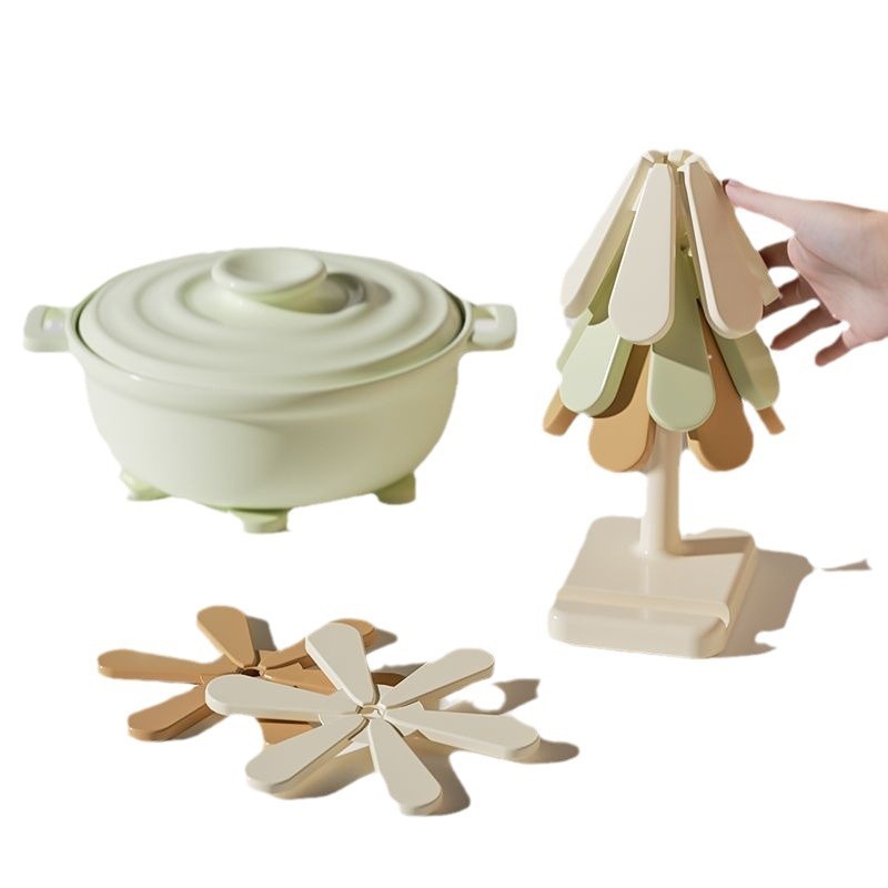 Silicone Heat-Resistant Placemat by Xiaoshu (Can Be Used as a Decorative Piece)