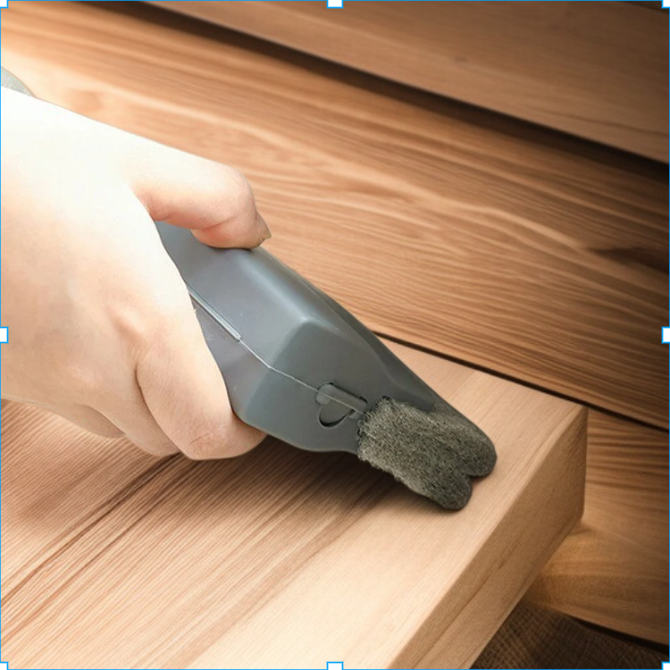 Multifunctional groove and dead corner gap brush