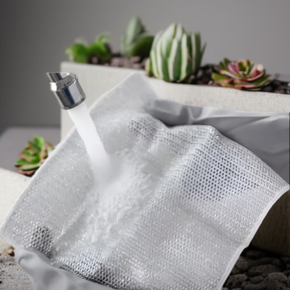 Stainless steel cleaning cloth