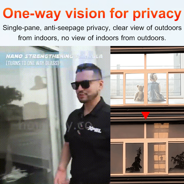 【Nano Protective Glass Shield Coating】In just 15 seconds, transparent glass can become one-way glass 📢 50% OFF