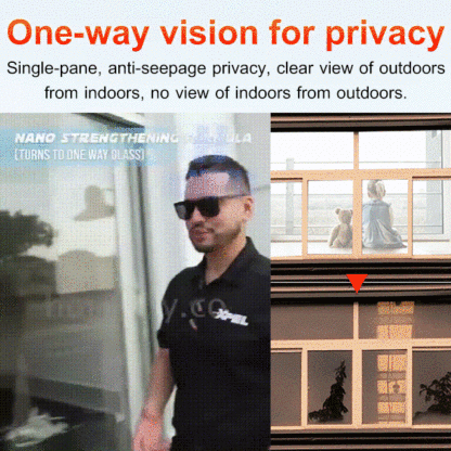 【Nano Protective Glass Shield Coating】In just 15 seconds, transparent glass can become one-way glass 📢 50% OFF