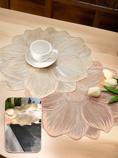 Flower heat-proof and waterproof hot stamping insulation mat