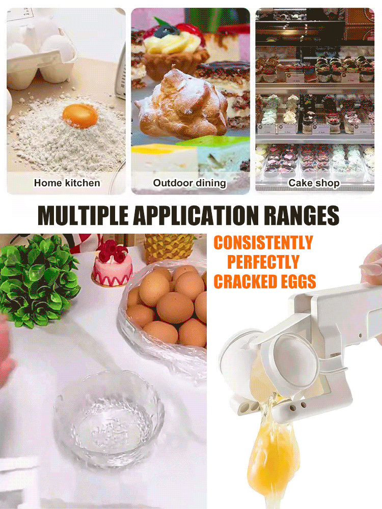 Handheld egg liquid filter opener