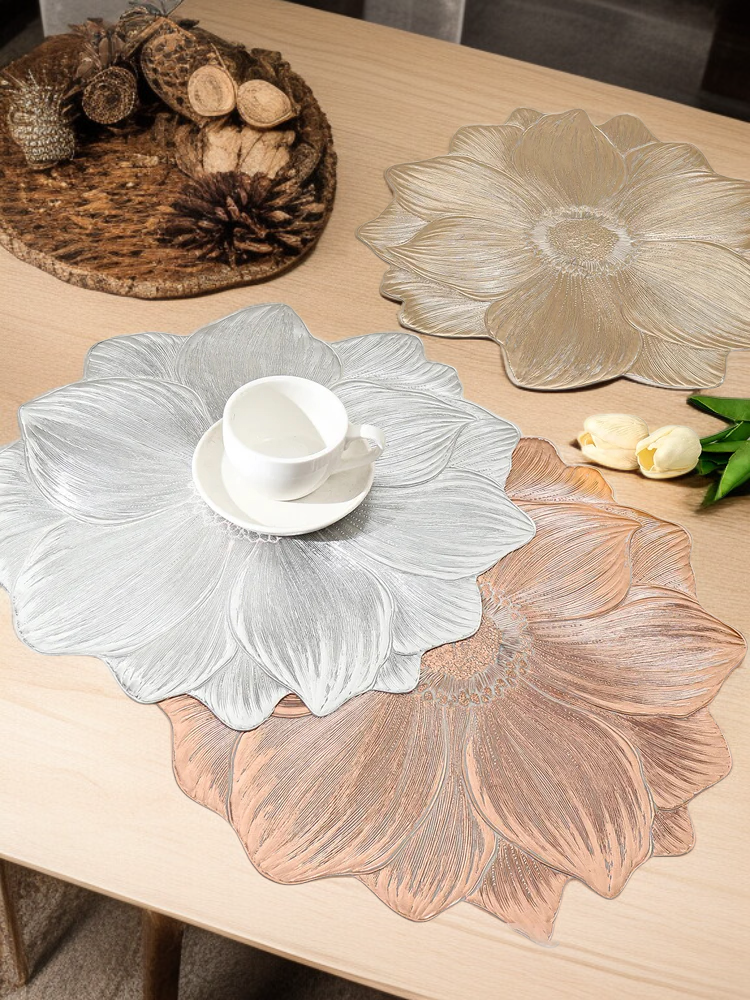 Flower heat-proof and waterproof hot stamping insulation mat