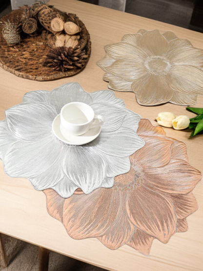 Flower heat-proof and waterproof hot stamping insulation mat
