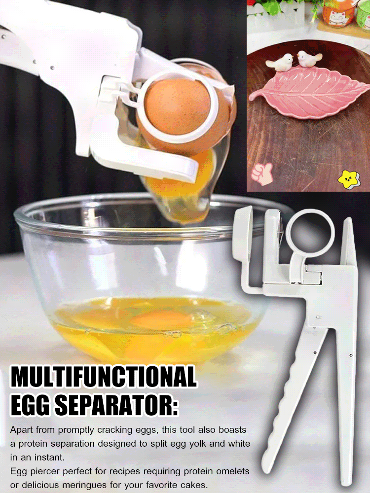 Handheld egg liquid filter opener