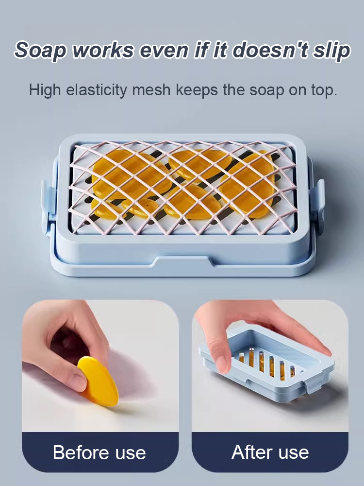 High elastic mesh soap box