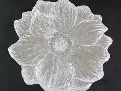 JS-[220° high temperature resistance] flower heat-proof and waterproof hot stamping insulation mat