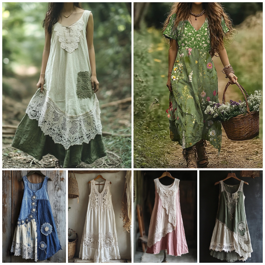 🌸Light and flowing summer dress