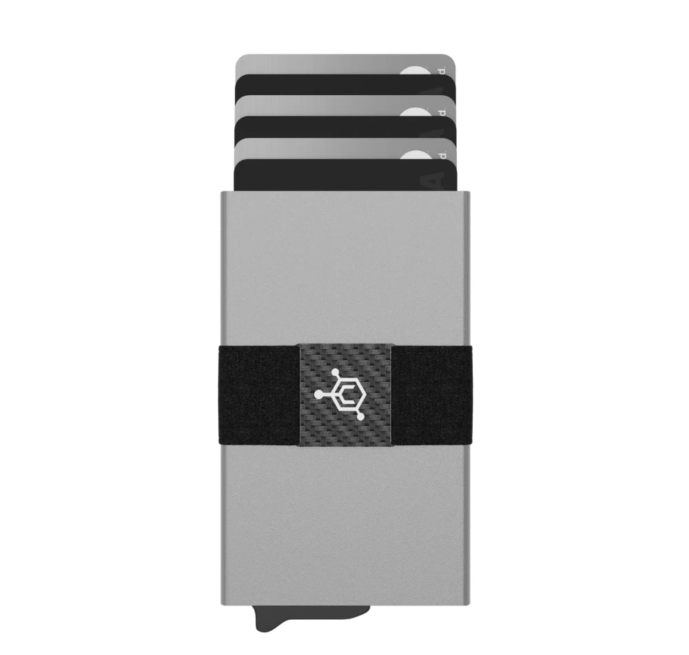 50,000 sold!---⚡2025 New CODE 118 Wallet - Premium Automatic Smart Wallet, RFID Shielding, 6061-T6 Aircraft Grade Aluminum, Genuine 3K Carbon Fiber