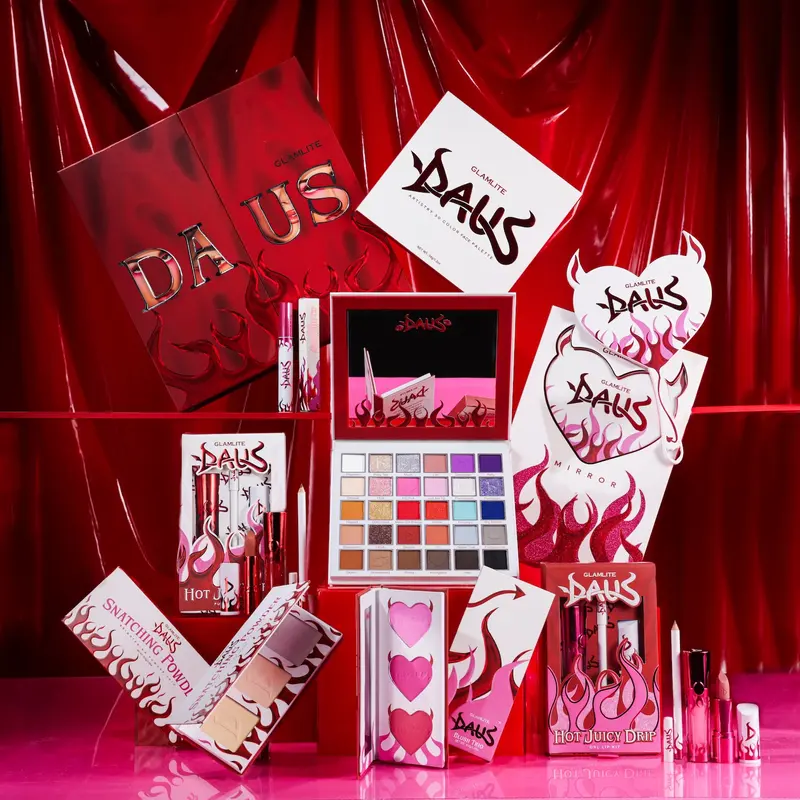 🏆 70K+ SOLD! – Almost Gone-⚡2025 New Daus x Glamlite Makeup Set