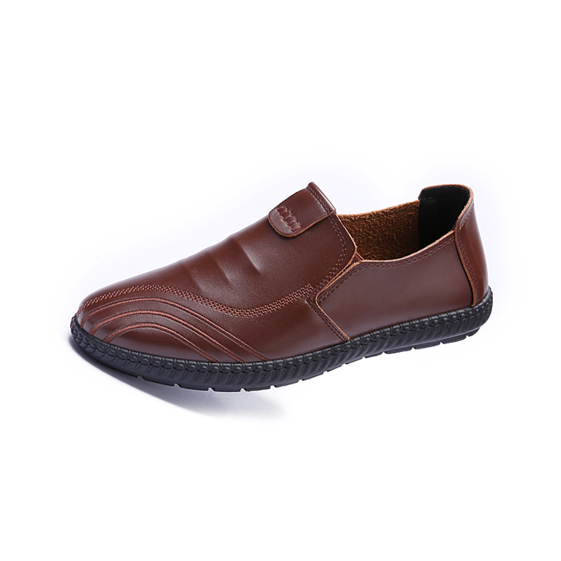 Genuine leather business men‘s shoes