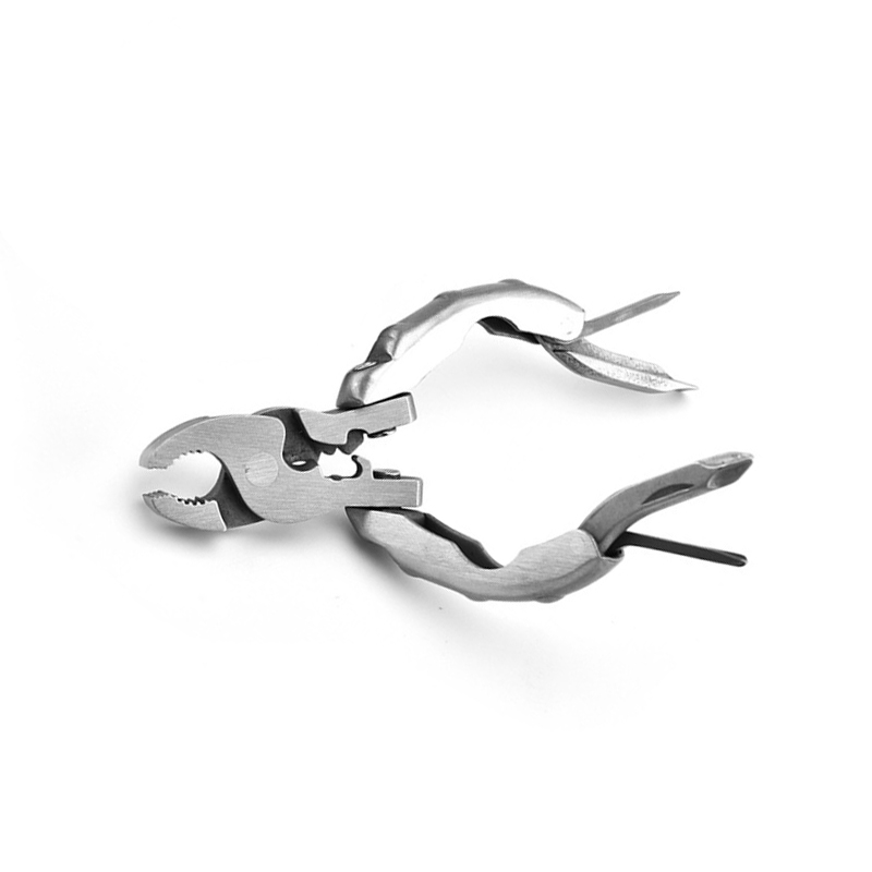 Mini Multi-Purpose Pliers Stainless Steel 9-in-1 Turtle Back Pliers