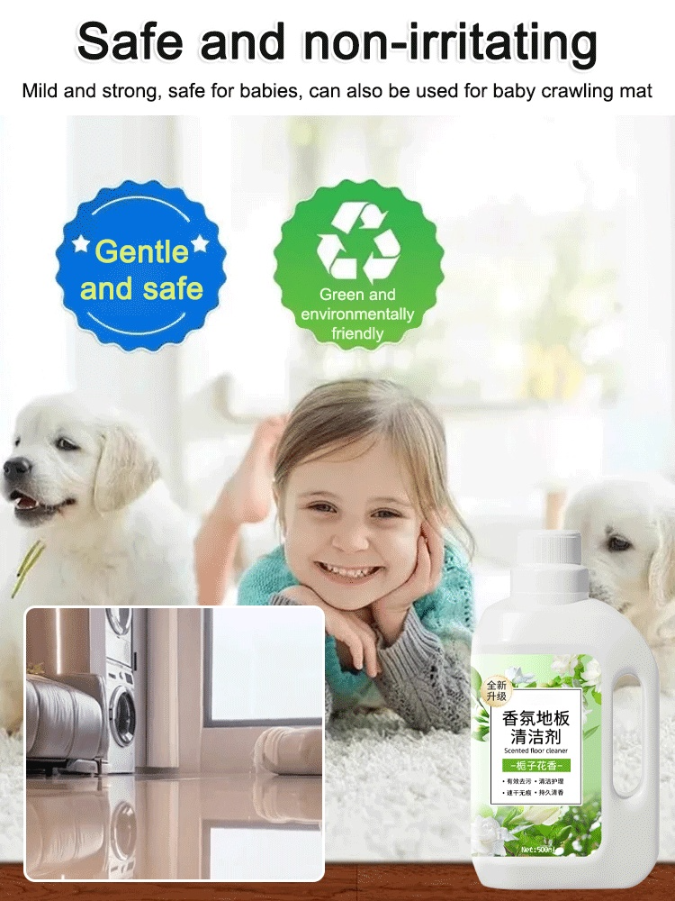 One-pass floor cleaner