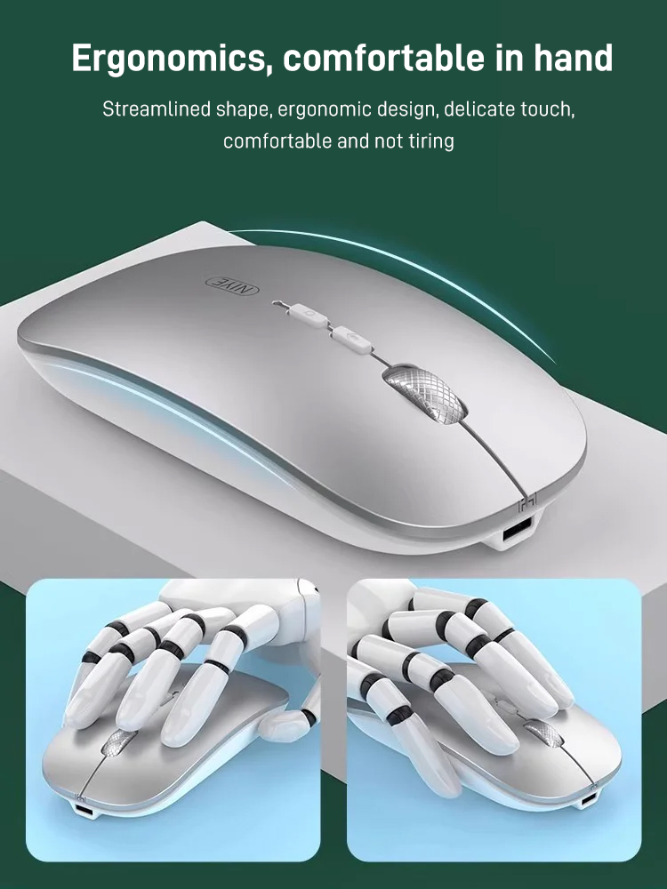 [Can type 500 words in one second] Black technology voice dual-mode mouse ✅A new generation of wireless productivity.