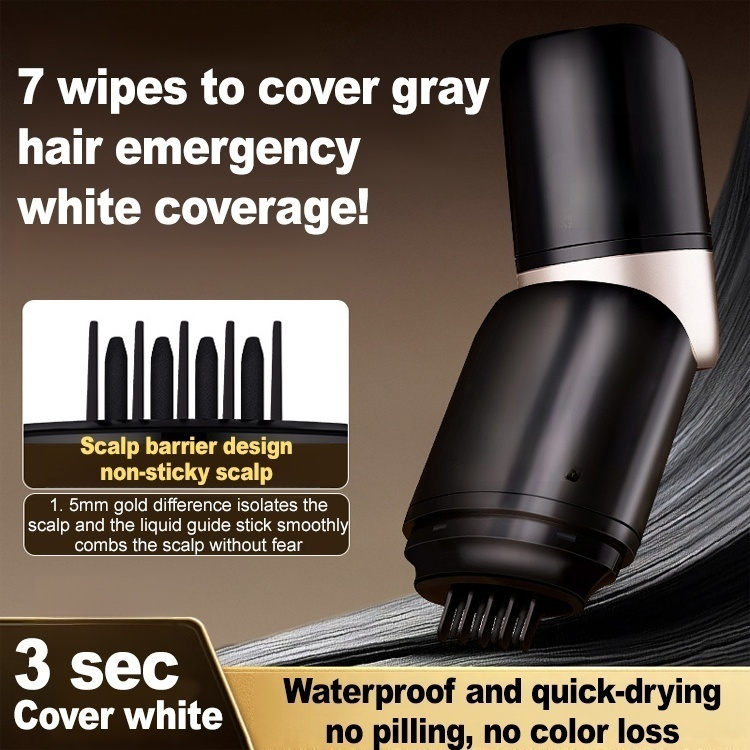 [Cover gray hair in one second] Waterproof and sweat-proof hair pen💄 Waterproof and sweat-proof, does not damage hair or scalp