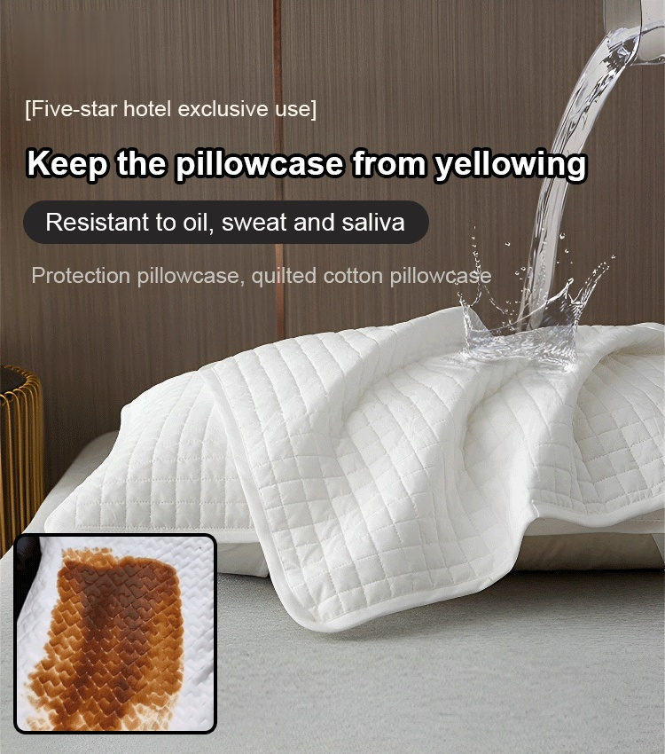 Anti-mite and anti-sweat pillow core protective isolation cover