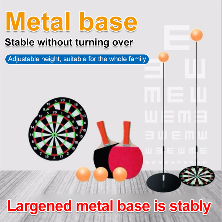 Hot selling elastic flexible shaft table tennis trainer✅No need to pick up the ball repeatedly, easily train reaction and concentration.