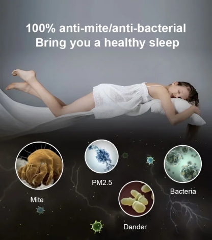 Anti-mite and anti-sweat pillow core protective isolation cover