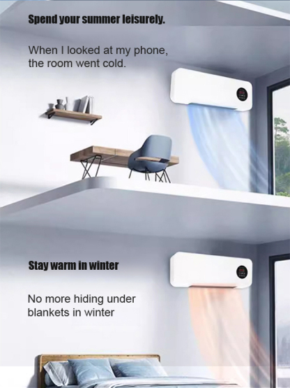 ❄️Portable wall-mounted mini air conditioner for home use❄️Cool all summer