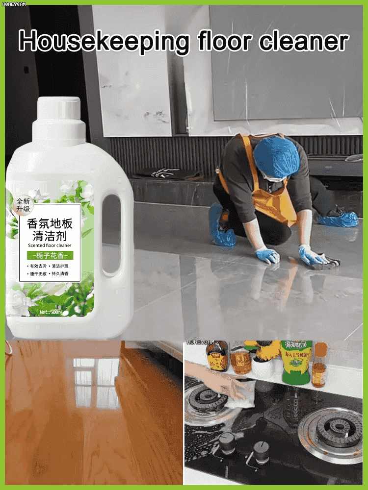 One-pass floor cleaner