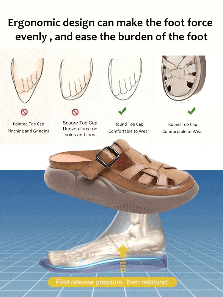 Vintage Platform Braided Sandals