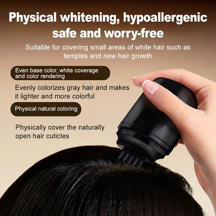 [Cover gray hair in one second] Waterproof and sweat-proof hair pen💄 Waterproof and sweat-proof, does not damage hair or scalp