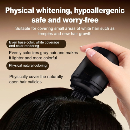 [Cover gray hair in one second] Waterproof and sweat-proof hair pen💄 Waterproof and sweat-proof, does not damage hair or scalp