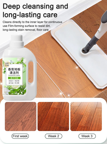One-pass floor cleaner