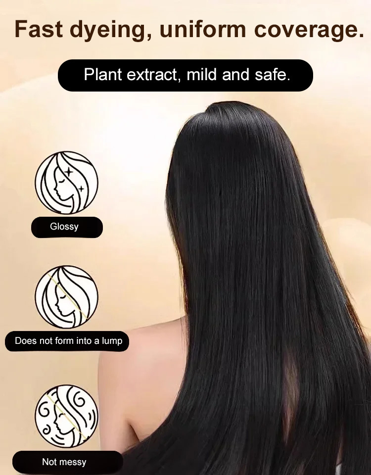 [Re-dye at any time to avoid embarrassment] Waterproof and sweat-proof hair dye comb