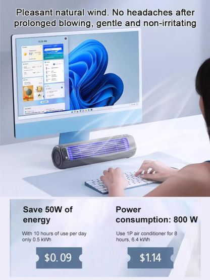 Small air conditioner with hanging screen🍃Full-room cooling gentle 360° airflow eliminates hot spots for even comfort. 