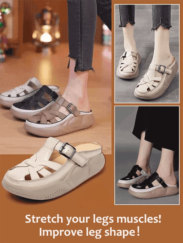 Vintage Platform Braided Sandals